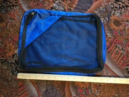 Photo of free Blue Mesh Zip Bag (West 7th) #2