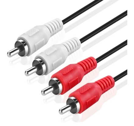 Photo of Set of rca cables. (Jarvis Brook TN6) #1