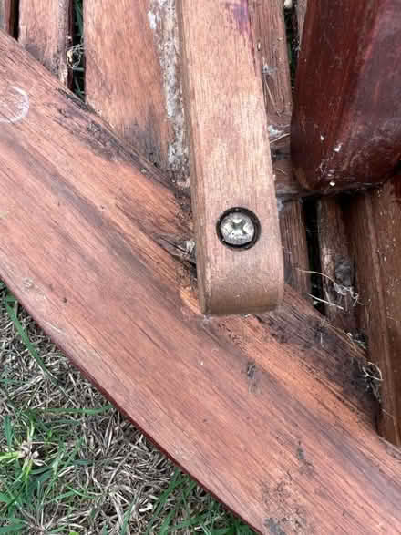 Photo of free Garden wooden table (Redhill Surrey RH1) #4