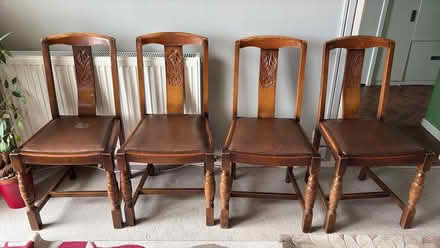 Photo of free 4 1950s dining chairs (Bedminster Down BS13) #1