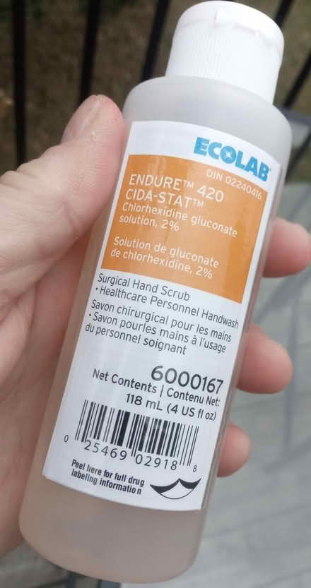 Photo of free surgical hand-scrub fluid (Britannia) #1