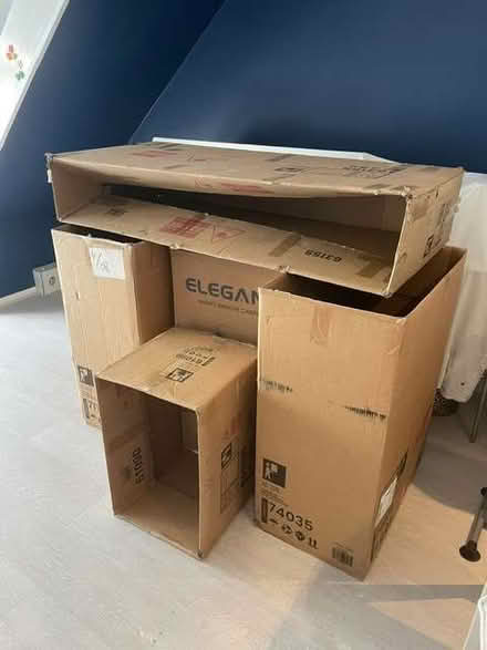 Photo of free Strong cardboard boxes for storage or house removals (Rowanfield GL51) #1