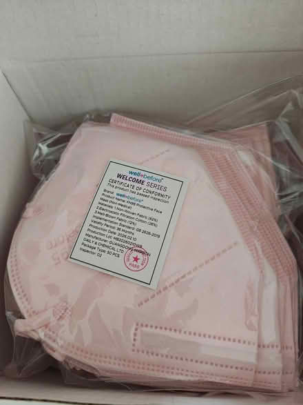 Photo of free WellBefore KN95 pink masks (West village) #4