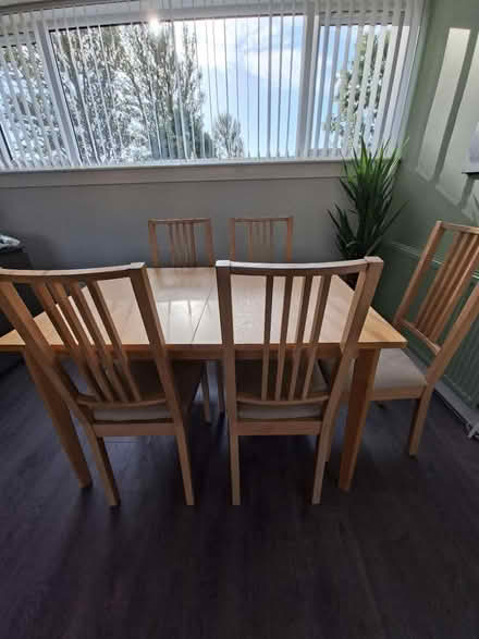 Photo of free Dinner Table and 5 Chairs (East Kilbride) #2