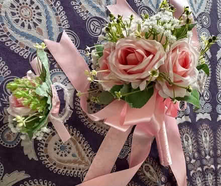 Photo of free Bouquet/Wrist Corsage (Pink Set) (Crofton) #1