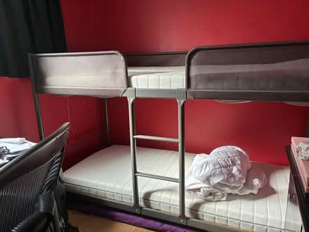 Photo of free Bunk beds with mattress covers (Churchend RG30) #1