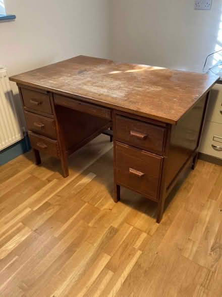 Photo of free Large wooden desk (Nantwich CW5) #1