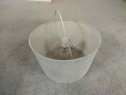 Photo of free Off White Suede Lampshade from Laura Ashley (Roseacre ME14) #2