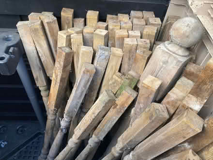 Photo of free Wooden balusters and newel (Dunfermline KY11) #1
