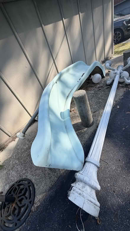 Photo of free Slide, lamppost, 8 chairs & more (Cedar Lake) #3