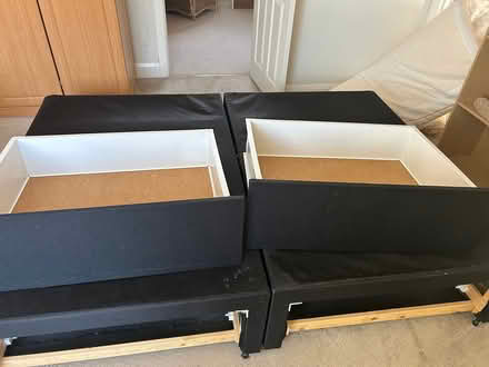 Photo of free Double divan base with drawers (Leverstock Green HP2) #2