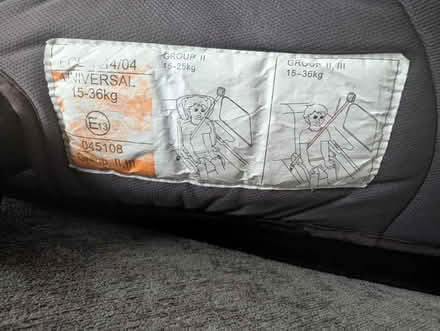 Photo of free Car seat (Margate CT9) #3