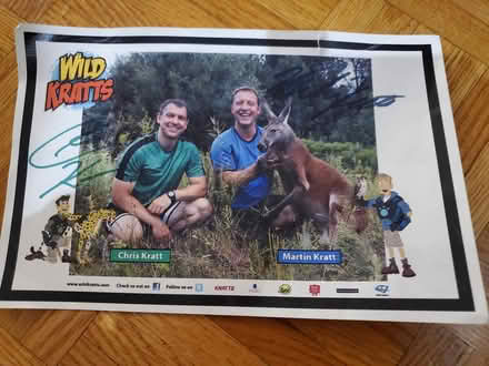 Photo of free Wild Kratts signed poster (Near Experimental Farm) #1