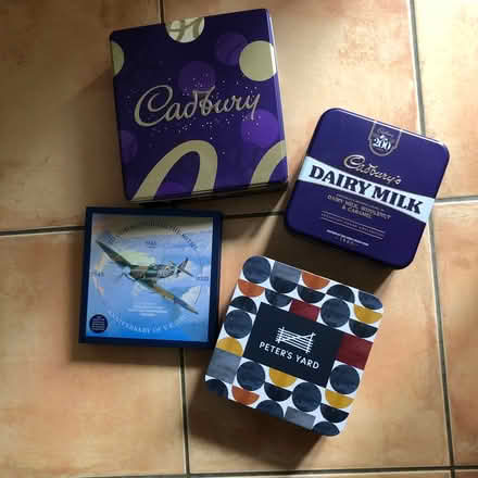 Photo of free 4 x assorted tins (Stoke Gifford BS34) #1