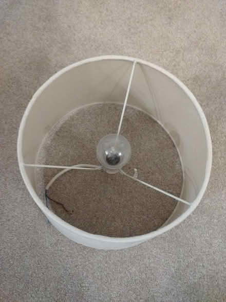 Photo of free Off White Suede Lampshade from Laura Ashley (Roseacre ME14) #1