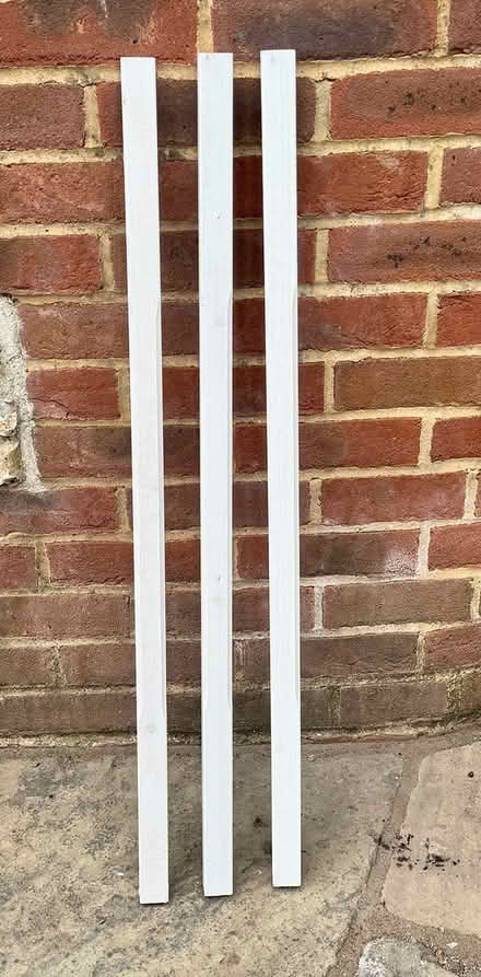 Photo of free 3 new wooden staircase spindles (East Marden PO18) #1