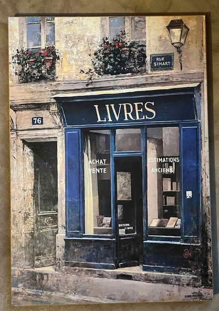 Photo of free Retro bookshop poster art print (West Malling ME19 6) #1