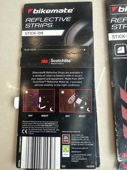 Photo of free Bike mate Reflective strps (RM14 3BU) #2