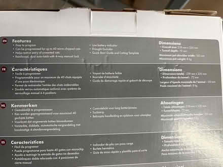 Photo of free PetSafe microchip cat flap (King's Bromley DE13) #2