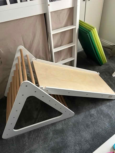 Photo of free Wooden Climbing frame/slide (Hockley SS5) #1