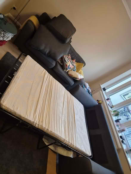 Photo of free Sofa Bed and 3 seater sofa / couch (Portwood SK1) #1