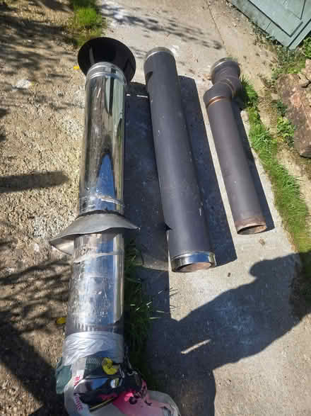 Photo of free Old log burner flu pipes (Hardendale Quarry CA10) #1