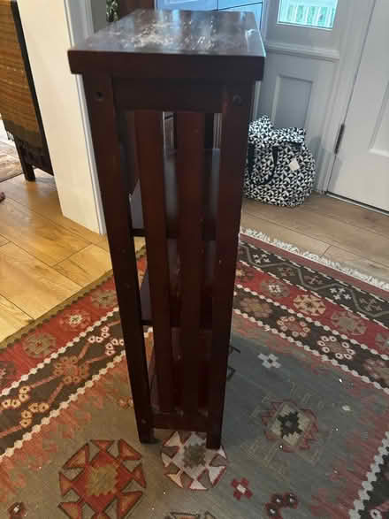 Photo of free Medium height dark wood bookshelf (16th St Heights/Petworth) #3