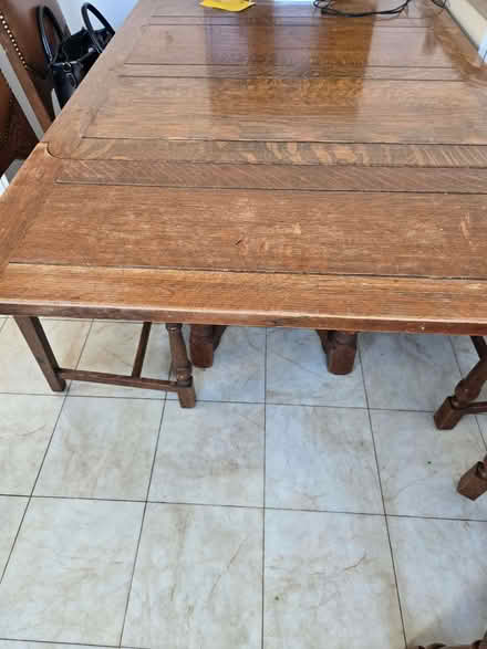 Photo of free Extendable Oak Dining Table With 6 Chairs (Kingsgate CT10) #2