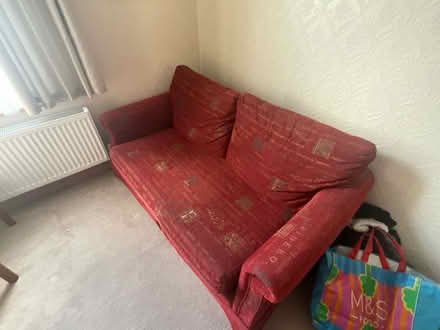 Photo of free Red sofas, good condition (York YO1) #2