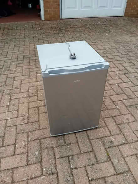 Photo of free Logik under counter/ counter top fridge. H 65 x D 50x w 45 (Clophill MK45) #1