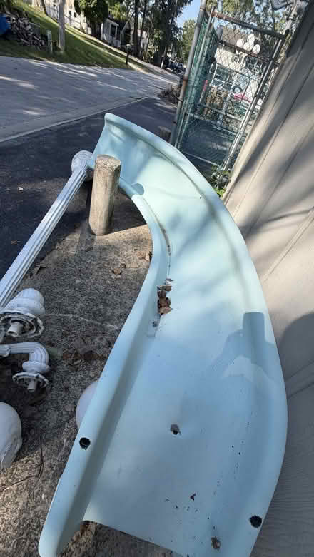 Photo of free Slide, lamppost, 8 chairs & more (Cedar Lake) #1