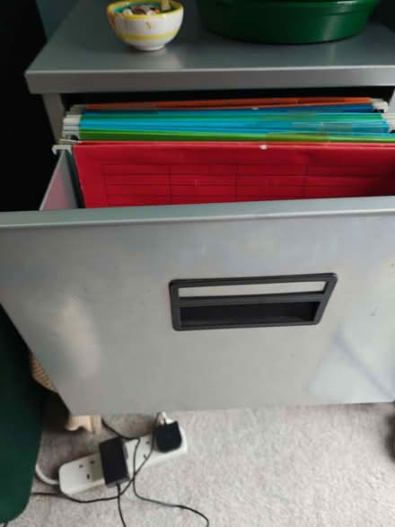 Photo of free Metal 2 drawer filing cabinet (Dyke Road area BN1) #1