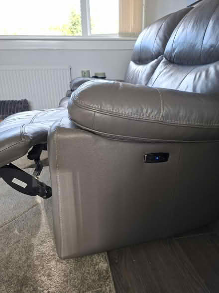 Photo of free Grey Leather Electric Recliner (East Kilbride) #2