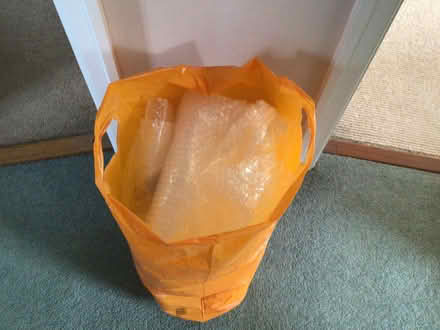 Photo of free carrier bag of bubble wrap (Lakenham NR1) #1