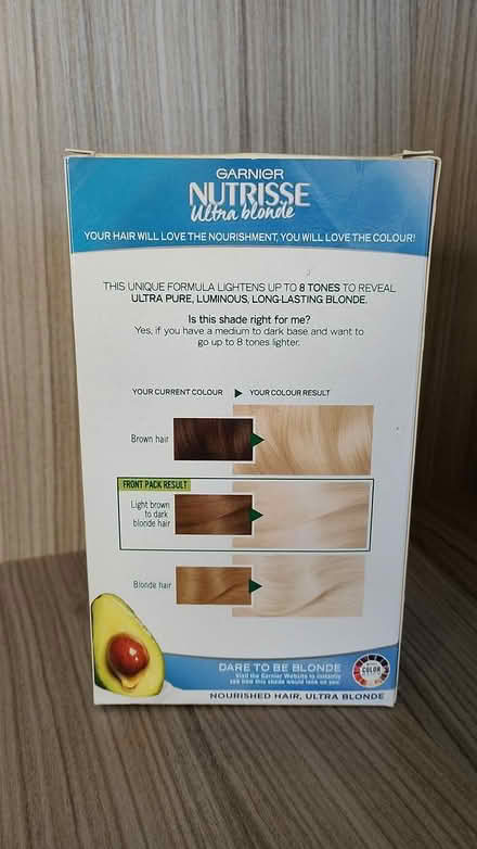 Photo of free Garnier Nutrisse Blonde hair dye (EH5, Trinity) #3