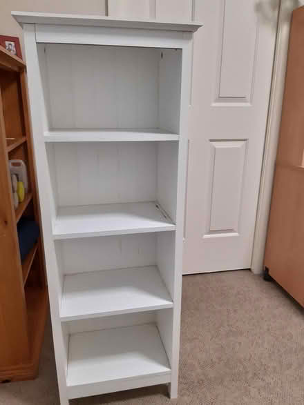 Photo of free Tall solid wood shelves (Flynns Beach) #1