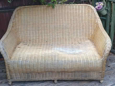 Photo of free Large rattan garden sofa (Hampden Park BN22) #2