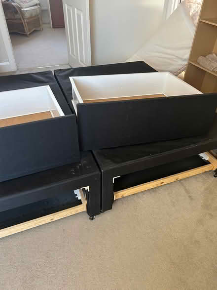 Photo of free Double divan base with drawers (Leverstock Green HP2) #4