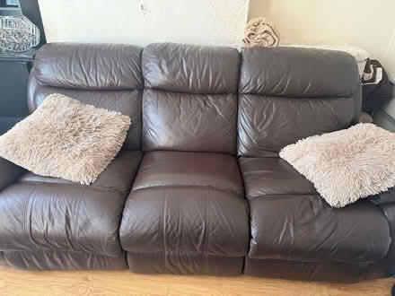 Photo of free Faux Leather sofa (DE15 9rg) #1
