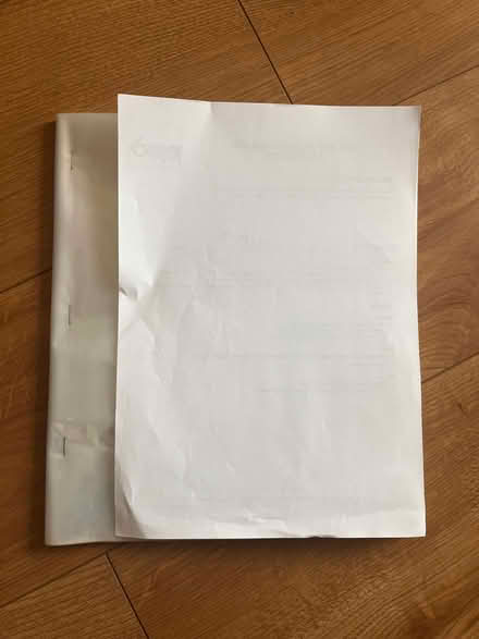 Photo of free Clear plastic pocket folder (Houndean Bottom BN7) #1