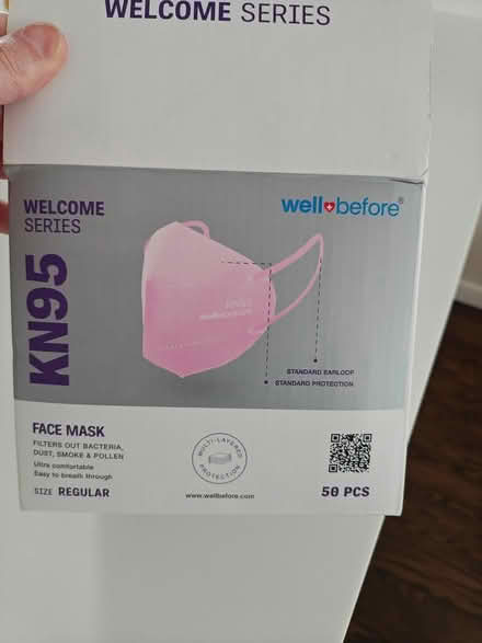 Photo of free WellBefore KN95 pink masks (West village) #3