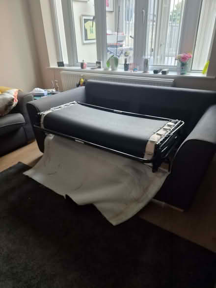 Photo of free Sofa Bed and 3 seater sofa / couch (Portwood SK1) #2
