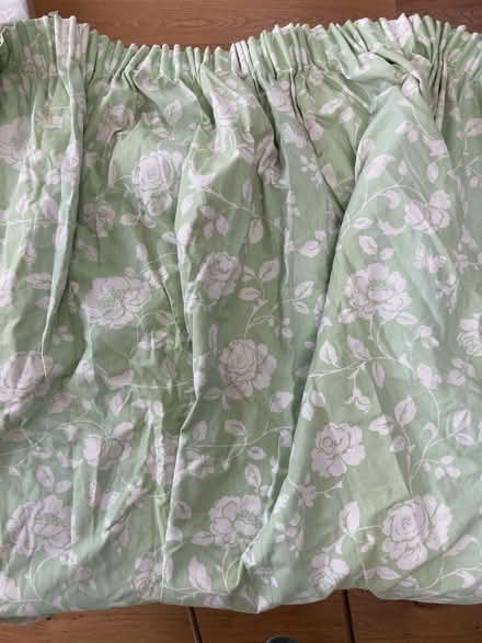 Photo of free Green and white floral curtains (New Marston OX3) #1