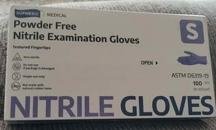 Photo of free Powder free Examination gloves size small #1