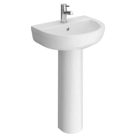 Photo of Small white toilet sink (Bewdley DY12) #1