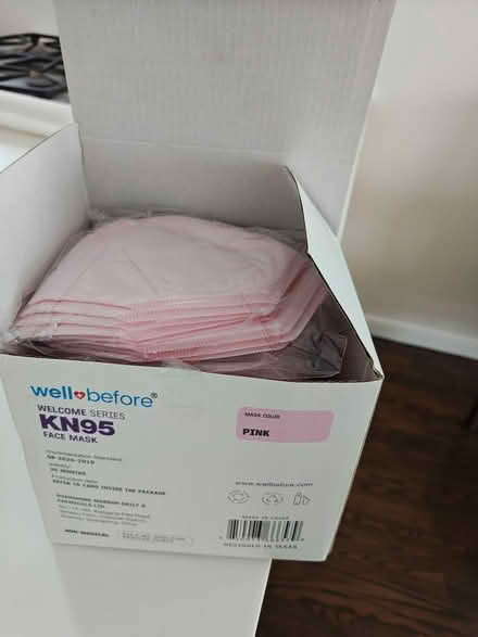 Photo of free WellBefore KN95 pink masks (West village) #1