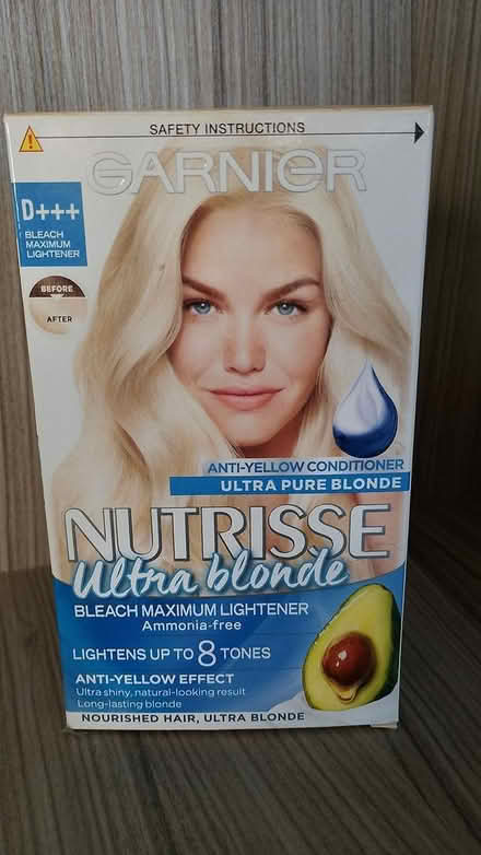 Photo of free Garnier Nutrisse Blonde hair dye (EH5, Trinity) #1