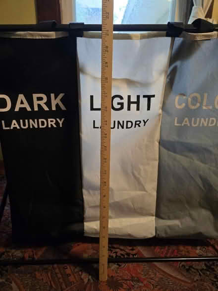 Photo of free Compact Triple Laundry Hamper (West 7th) #2