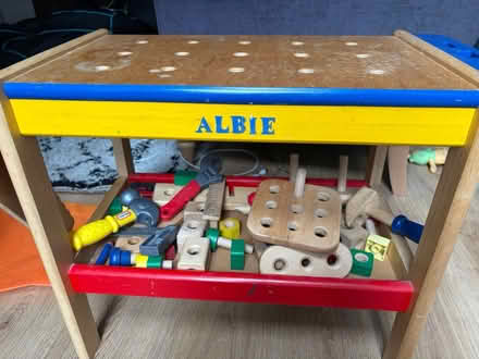 Photo of free Child's wooden work bench (Bushey WD23) #1
