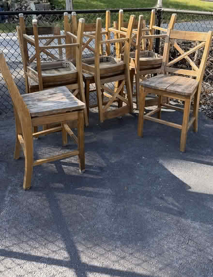 Photo of free Slide, lamppost, 8 chairs & more (Cedar Lake) #4